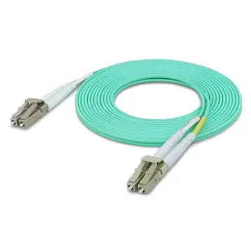 LC-LC 10G\40G\100G multimode OM3 telecom-grade dual-core room wiring optical fiber cable 10M LZSH low smoke zero halogen