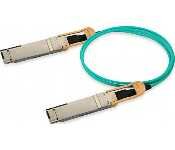 Juniper QDD-400G-AOC-3M Qsfp-Dd, 400Ge Active Optical Cable, 3 Meters, Standard Temperature (0 Through 70 Degree C), 12W, Ddm, Pull Tab