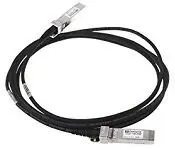 Aruba J9283B X242 SFP+ SFP+ 3m Direct Attach Cable: An SFP+ to SFP+ 3-meter Direct Attach Cable (no Transceive