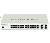 Fortinet FS-224E-POE FortiSwitch-224E-POELayer 2/3 FortiGate switch controller compatible PoE+ switch with 24 x GE RJ45 ports, 4 x GE SFP, with automatic Max 180W POE output limit