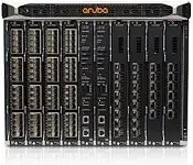 Aruba JL375A 8400 Bundle includes: 8400 8-slot chassis, 3 x Fan Trays, 18 x Fans, Cable Manager, X462 2-post Rack Rail Kit
