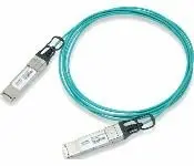 Juniper JNP-100G-AOC-3M Qsfp28, 100Ge Active Optical Cable, 3 Meters, Standard Temperature (0 Through 70 Degree C), 3.5W, Ddm, Pull Tab
