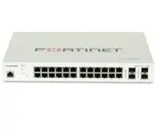 Fortinet FS-224E FortiSwitch-224E Layer 2/3 FortiGate switch controller compatible switch with 24 x GE RJ45 ports, 4 x GE SFP
