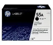 HP CE255A 55A Black Lj Toner Cart .