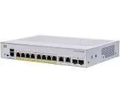 Cisco CBS250-8PP-E-2G-AU Cbs250 Smart 8-Port Ge, Partial Poe, Ext Ps, 2X1G Combo
