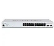 Fortinet FS-424D-POE FortiSwitch-424D-POE Layer 2/3 FortiGate switch controller compatible PoE+ switch with 24 x GE RJ45 ports, 2 x 10 GE SFP+, with automatic Max 185W POE output limit