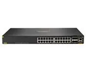 Aruba JL666A 6300F 24-port 1GbE Class 4 PoE and 4-port SFP56 Switch