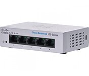 Cisco CBS110-5T-D-AU Cbs110 Unmanaged 5-Port Ge, Desktop, Ext Ps