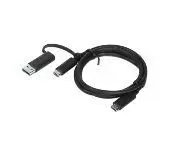 Lenovo 4Z50V83108 Hybrid Usb-C Cable With Usb-A Adapter 2M