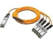Juniper JNP-QSFP-AOCBO-7M Qsfp+ To Sfp+, 40Ge To 4X10Ge Active Optical Cable For Breakout, 7 Meters, Standard Temperature (0 Through 70 Degree C), 3.5W, Ddm,Pull Tab