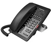 Fortinet FON-H25 FortiFone-H25, Hotel IP phone with 6 programmable keys, POE and 10/100 LAN and PC connections (custom decals sold separately - FON-H25-DCL-CUST)
