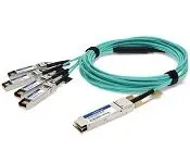 Juniper JNP-100G-AOCBO-3M Qsfp28 To Sfp28, 100Ge To 4X25Ge, Active Optical Cable For Breakout, 3 Meters, Standard Temperature (0 Through 70 Degree C), 3.5W, Ddm, Pull Tab